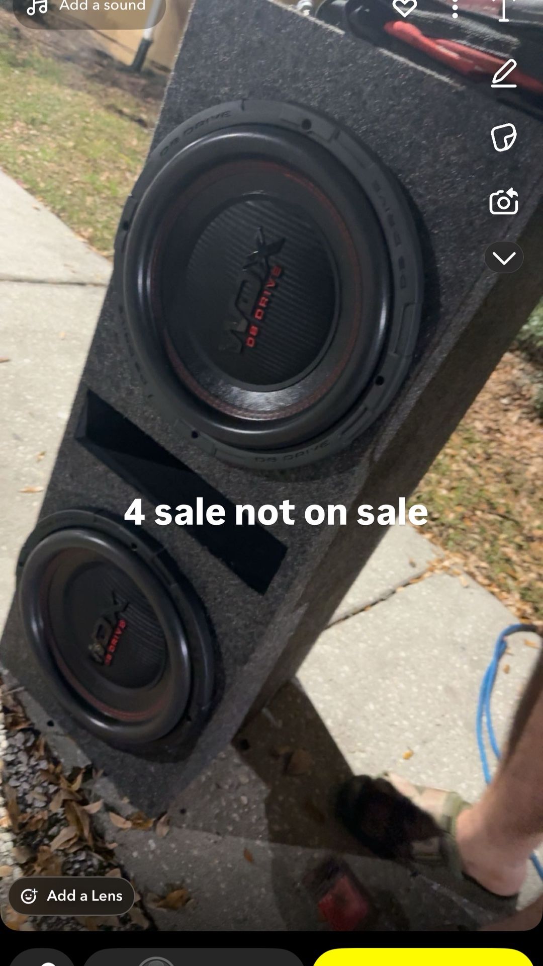 2 12 Inch Subwoofers