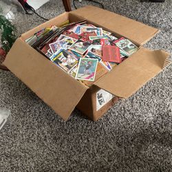 Box Of Baseball Cards