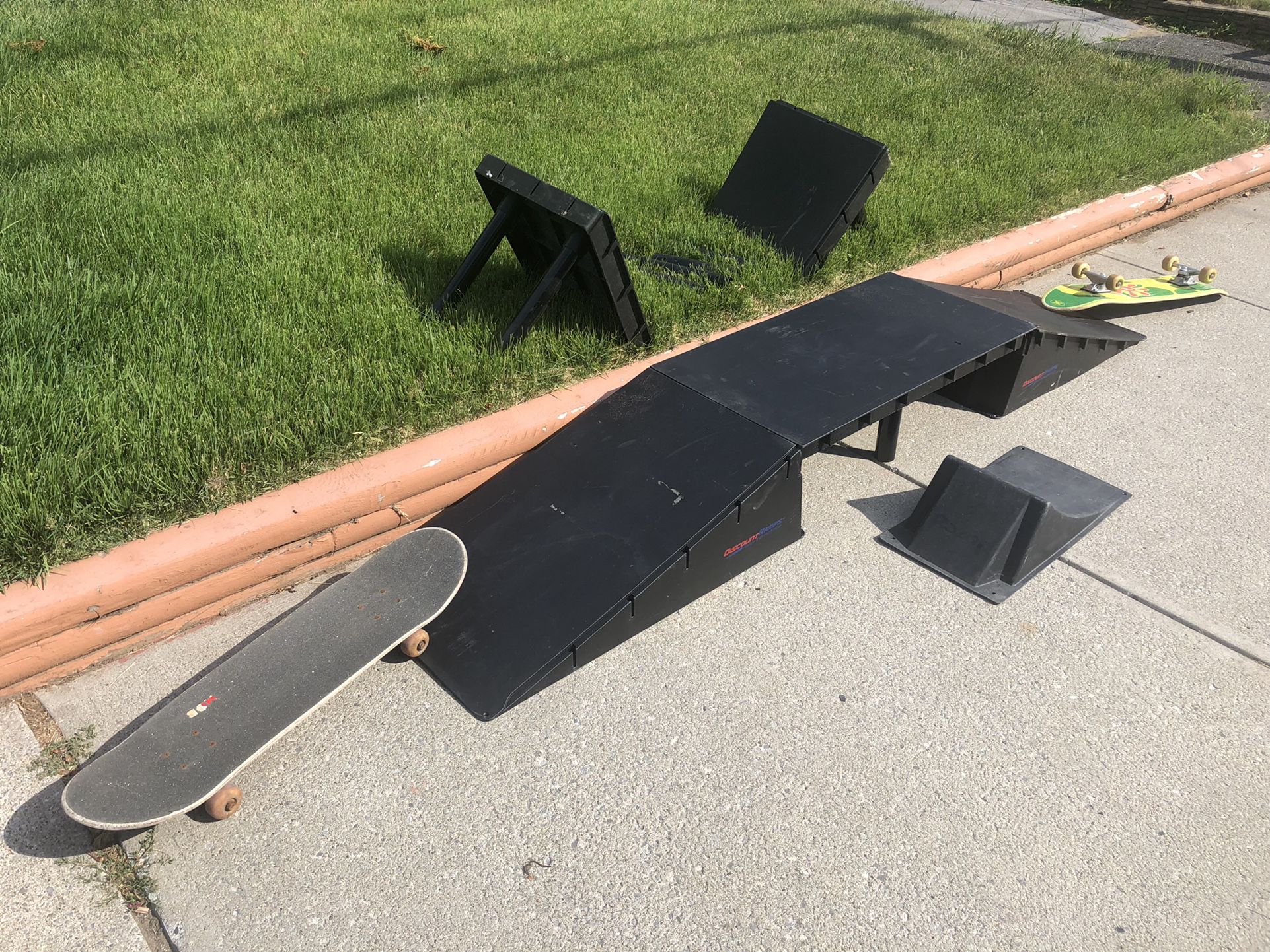Skateboard Scooter BMX Ramp Set