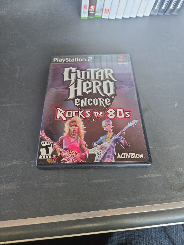 Guitar Hero Rocks the 80s PS2