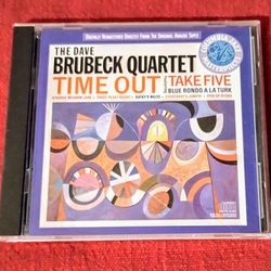 The Dave Brubeck Quartet Time Out Digitally Remastered Jazz CD Compact Disc Music 