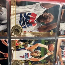 Basketball Card Album, Larry Bird, Michael Jordan, Others