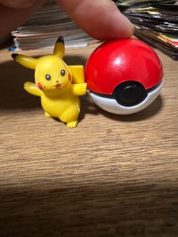 Pikachu with pokeball