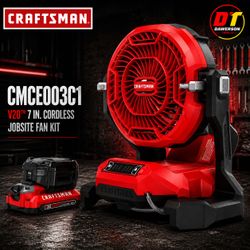 CRAFTSMAN CMCE003C1 V20 Cordless Misting Fan Kit w/ 1.5Ah Battery Charger New