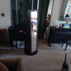 Mirror With Jewelry Holder Inside