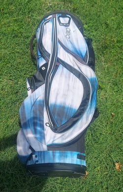 Ogio Majestic Cart Bag BlueGray 15-Way Divide Single Strap Golf Bag