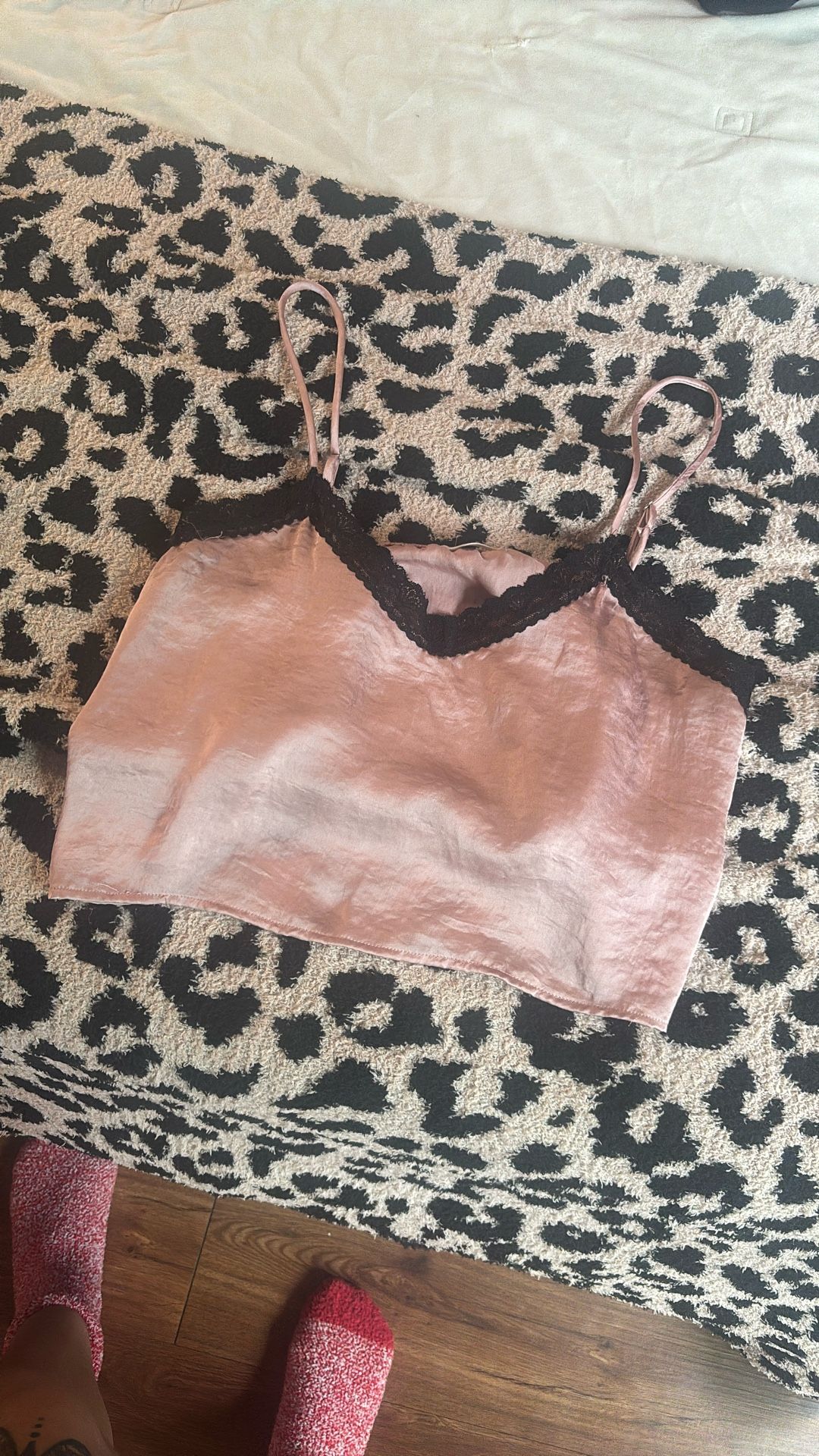 Rose Pink Crop Top