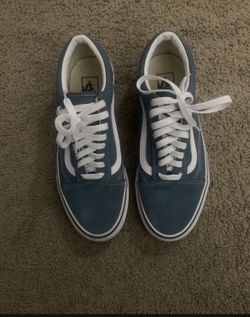 Vans Old Skool Blue Shoes Size 8.5