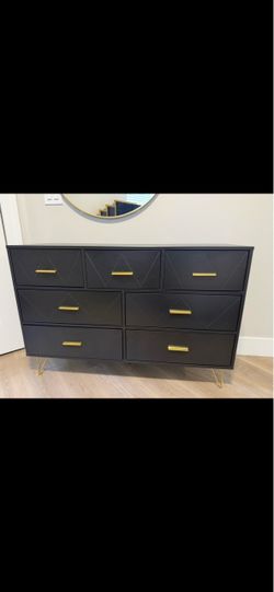 Home Furniture Set - Couch, Dresser, Coffee Table & Mirror