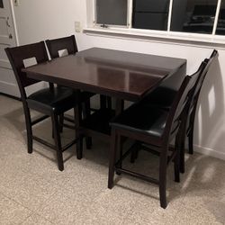 Cherrywood Table With Chairs