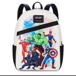 Disney Parks Avengers Loungefly Artist Series By Sarah Pichelli Mini Backpack