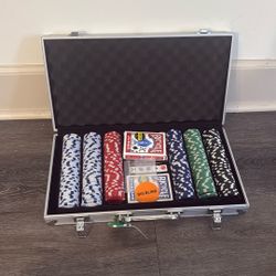 Poker Chips Set Aluminum 