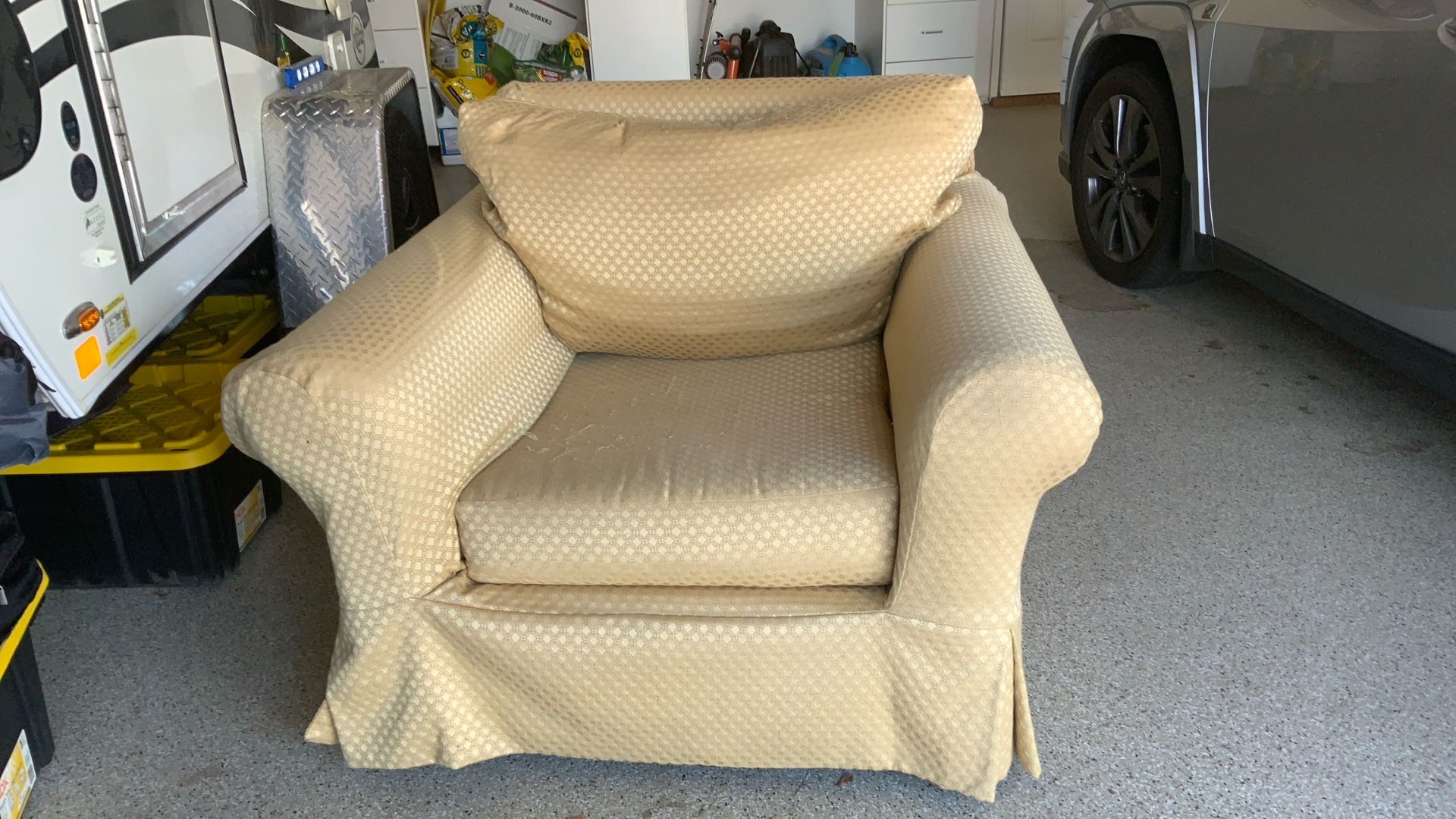 Slip Cover Reading Chair