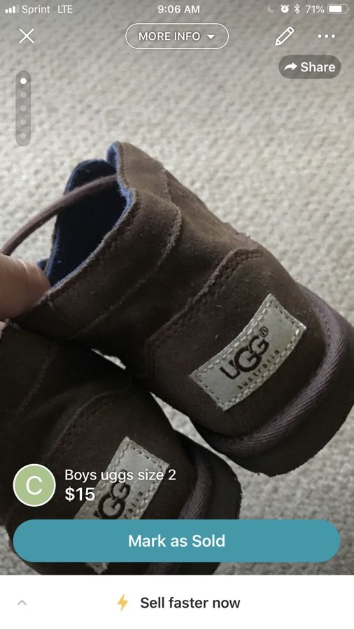 Kid uggs size 2