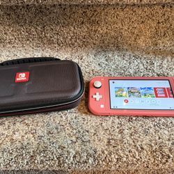 Nintendo Switch Lite - Blue Comes With A Case
