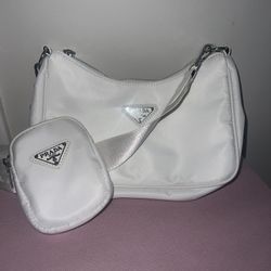 White Prada Bag