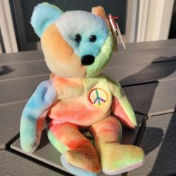 The Peace Bear Collectible Beanie Baby