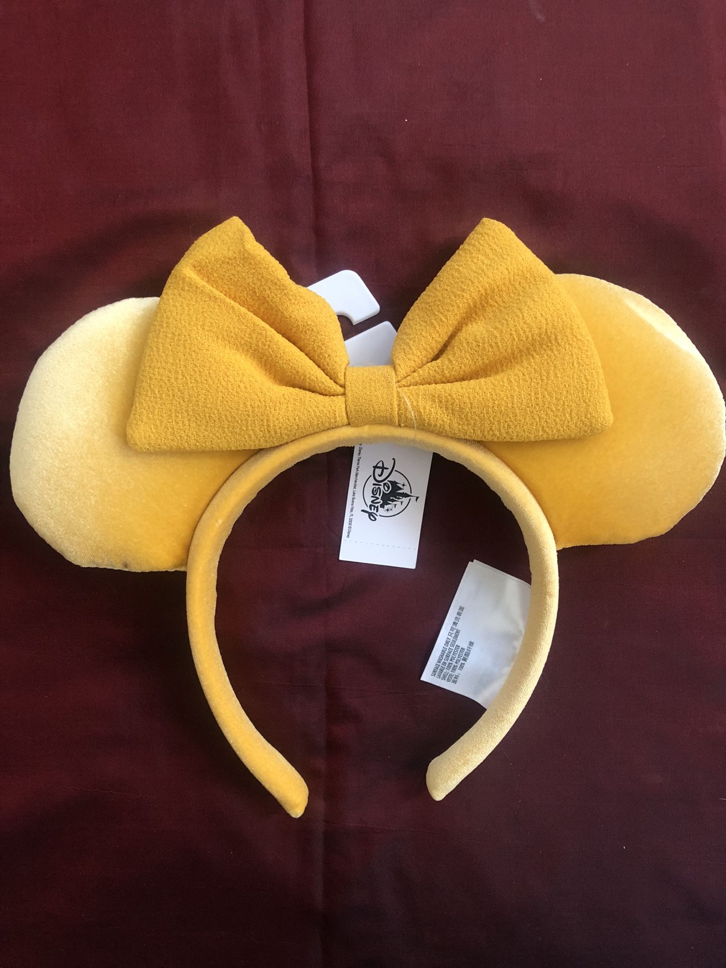 Yellow Disney Minnie Mouse Ears