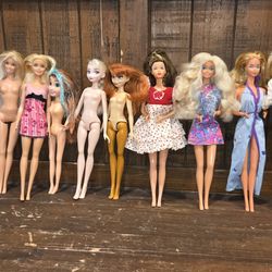 Vintage 80s 90s Y2k Barbies Western Barbie Ken Kissing Barbie Disney and More