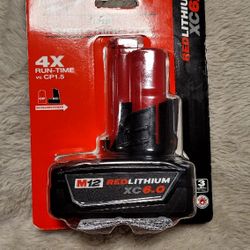 Batería Milwaukee M12   XC6.0