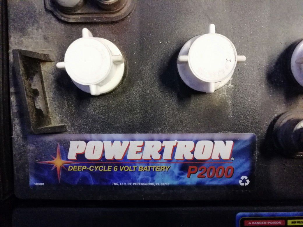 4 Powertron P2000 6 Volt Deep Cycle Batteries For Sale In Marion Oh