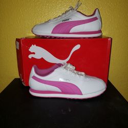 White And Pink Puma's 