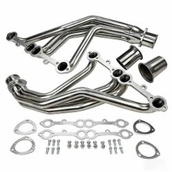 Long Tube Headers Compatible with 《1966~87 》Chevy GMC Blazer Suburban C10 C20 C30 K10 K20 K30 Trucks
