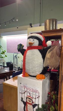 Christmas penguin dude
