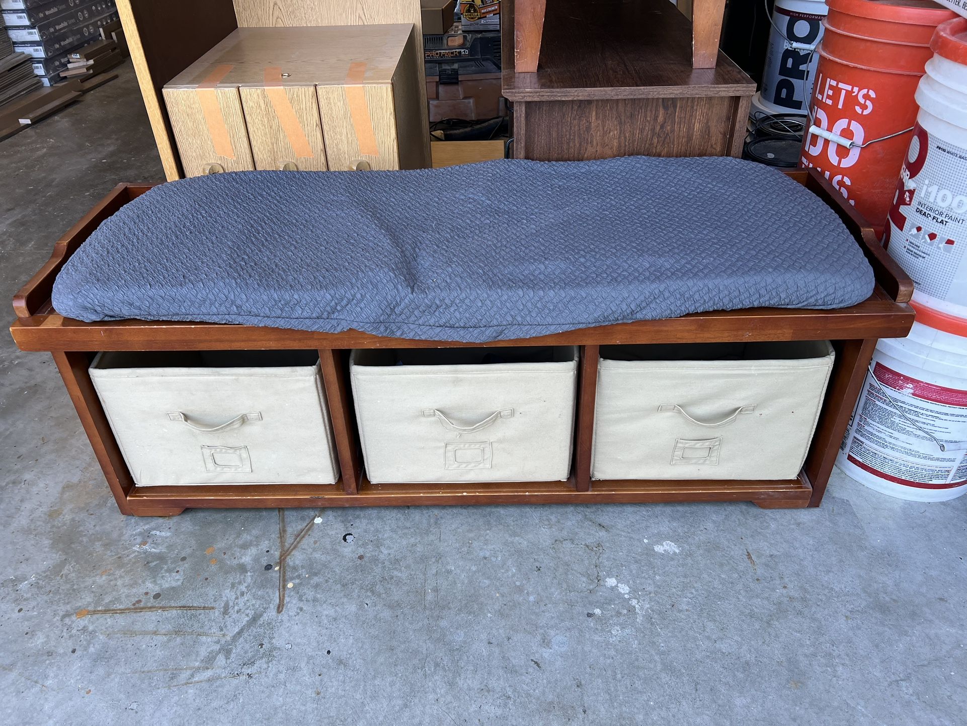 Bench With Storage
