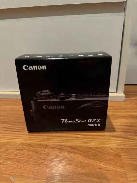 Canon PowerShot G7 X Mark II , 20.1MP Compact Camera - Black