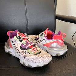 Nike React vision barely volt Laser Crimson 