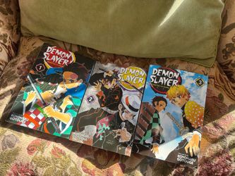 Demon slayer manga  vol 1-3