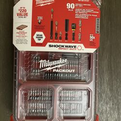 Milwaukee 90pc Shockwave Packout Kit