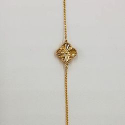 14K Clover Bracelet 
