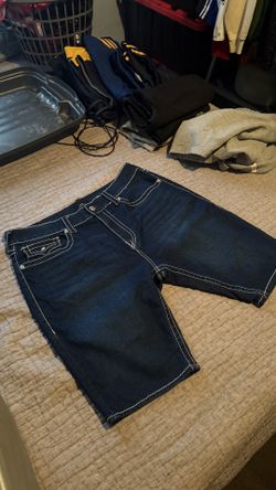 Ricky True Religion Relaxed Straight Shorts