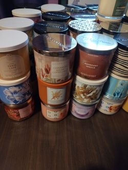 New bath and body works big candles