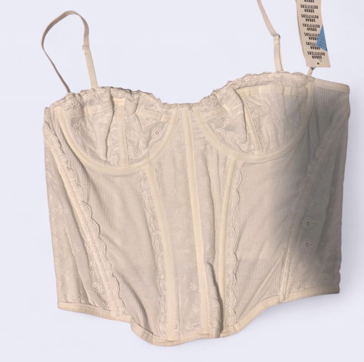 Brand New With Tags Urban Outfitters White Corset Top