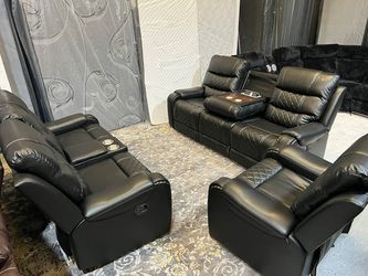 ONLY $1349!!! 3 Piece Reclining Sofa Loveseat and Chair BRAND SAME DAY DELIVERY