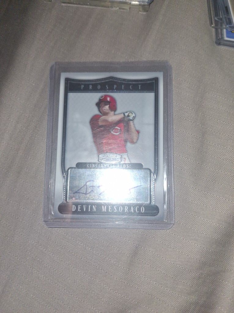 2007 Bowman Sterling Prospect Autograph *Devin Mesoraco*