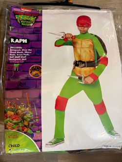 TMNT Raphael Child Halloween Costume Small 4-6