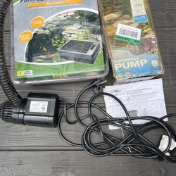 Pump For Waterfall (Total Pond)And Tetra Pond Filter
