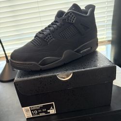 Air Jordan Retro 4’s Black Cat Size 10 Nike