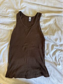 Cute basic brown tank