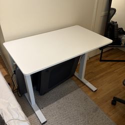 White Standing Desk