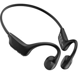 Bone Conduction Headphones Bluetooth 6.0, 22g Lightweight Open Ear Headphones with Noise-Reducing Mic, Clear Balanced Audio, Up to 10H Playtime, IP55