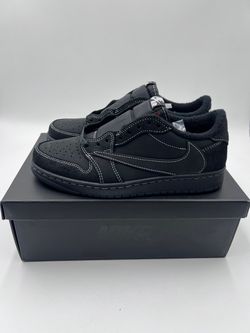 Travis Scott black phantom Jordan 1 low
