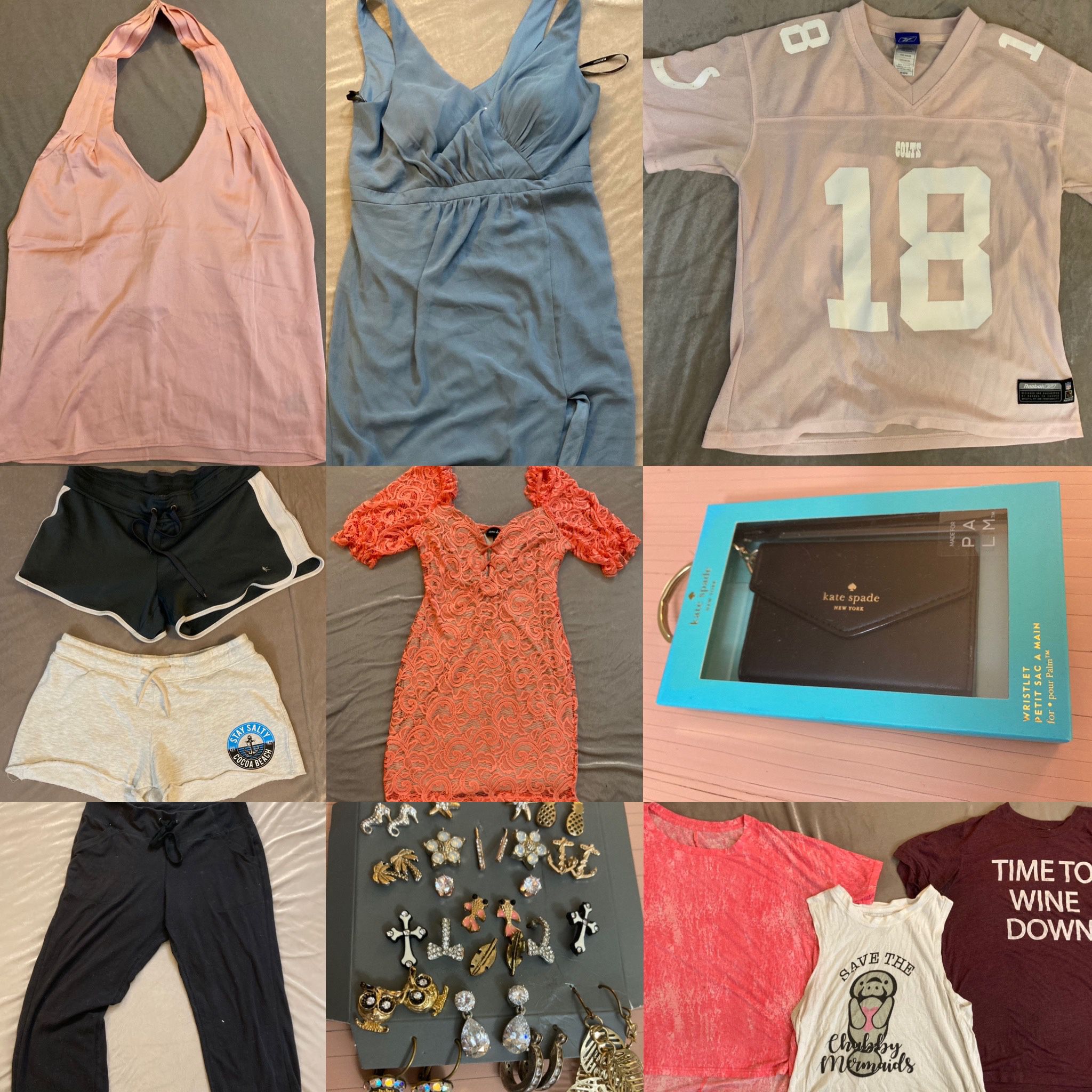 Women’s Clothes & Accessories M/L 12pc Lot