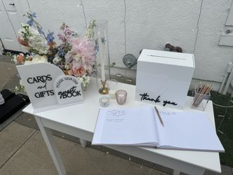 Thank you acrylic box 