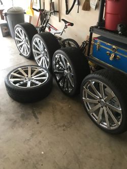22’ velocity chrome wheels