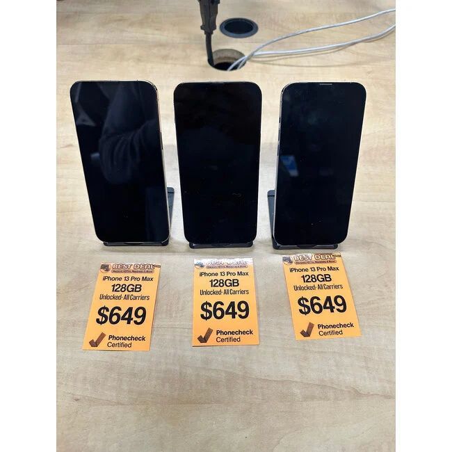 🍎SALE! Apple iPhone 13 Pro Max Unlocked 128GB (Various Colors)